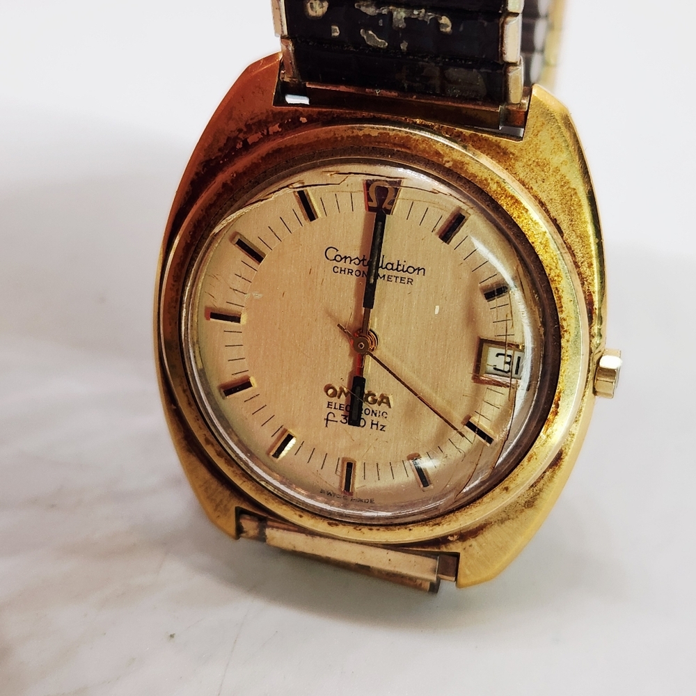 Omega Constellation f300Hz Electronic Chronometer 1250 Vintage Watch 198.002 - Picture 10 of 13